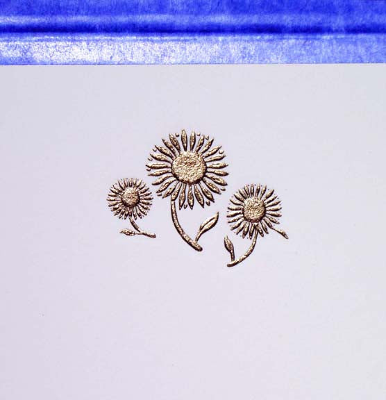 Connor Sunflowers Write Again Engraving