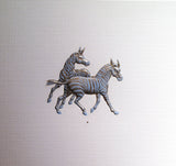 Connor Silver Zebras Engraving