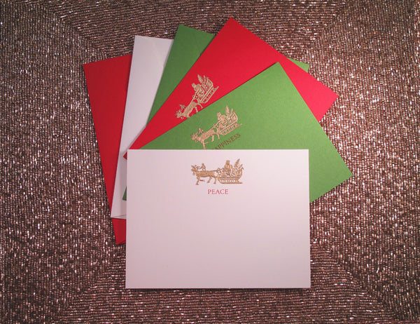Holiday Sleigh Cards 3 Pack