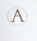 Connor Monogram Letter A Engraving