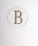 Connor Monogram B Engraving