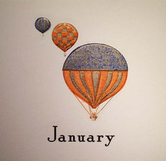 2014 Balloons Calendar Refill