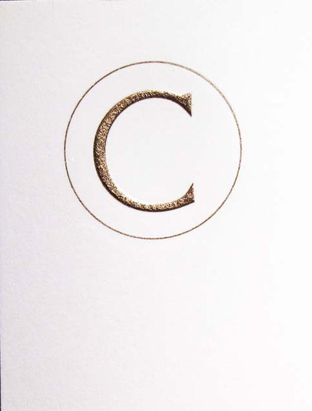 Connor Monogram Letter C Engraving