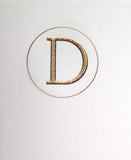Connor Monogram Letter D Engraving