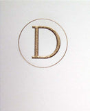 Monogram Letter D