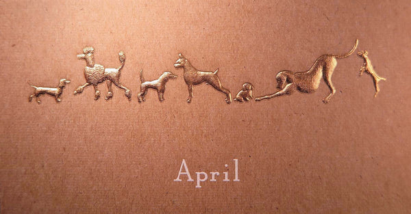 2015 Four Seasons Dog Parade Calendar Refill - No Easel