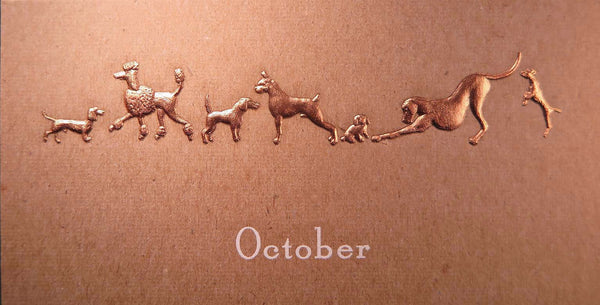 2015 Four Seasons Dog Parade Calendar Refill - No Easel