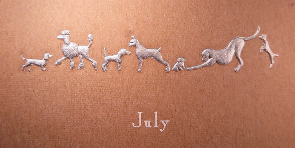 2015 Four Seasons Dog Parade Calendar Refill - No Easel