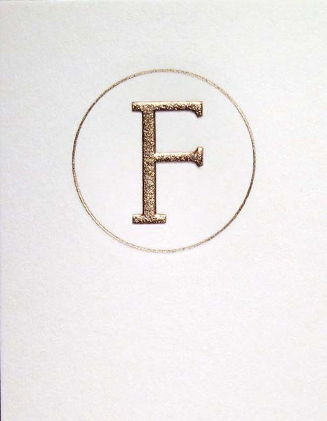 Monogram Letter F