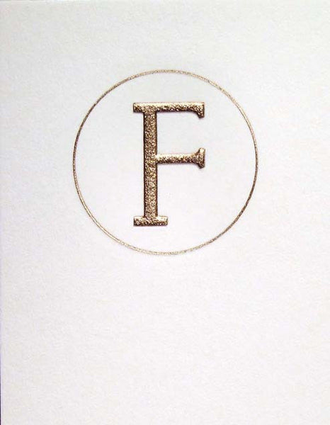 Monogram Letter F