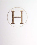 Monogram Letter H