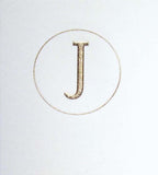 Connor Monogram Letter J Stationery