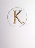 Monogram Letter K