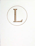 Connor Monogram Letter L Engraving