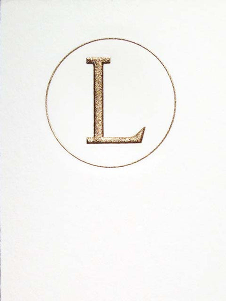 Monogram Letter L