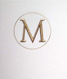 Connor Monogram Letter M Engraving