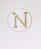 Connor Monogram Letter N Stationery