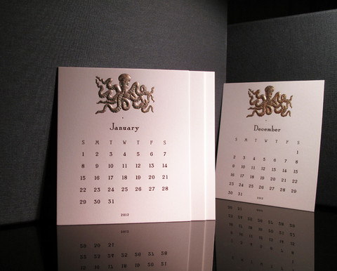 Four Seasons Octopus Calendar Refill
