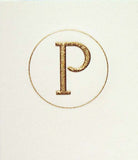 Connor Monogram Letter P Stationery