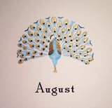Four Seasons Peacock Calendar - REFILL