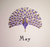 Four Seasons Peacock Calendar