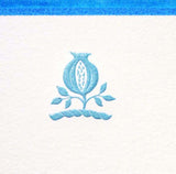 Blue Pomegranate Write Again Engraving