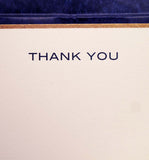 Bronze Bordered Thank you