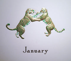 Four Seasons Tiger Calendar - REFILL