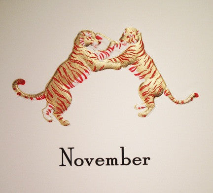 Four Seasons Tiger Calendar